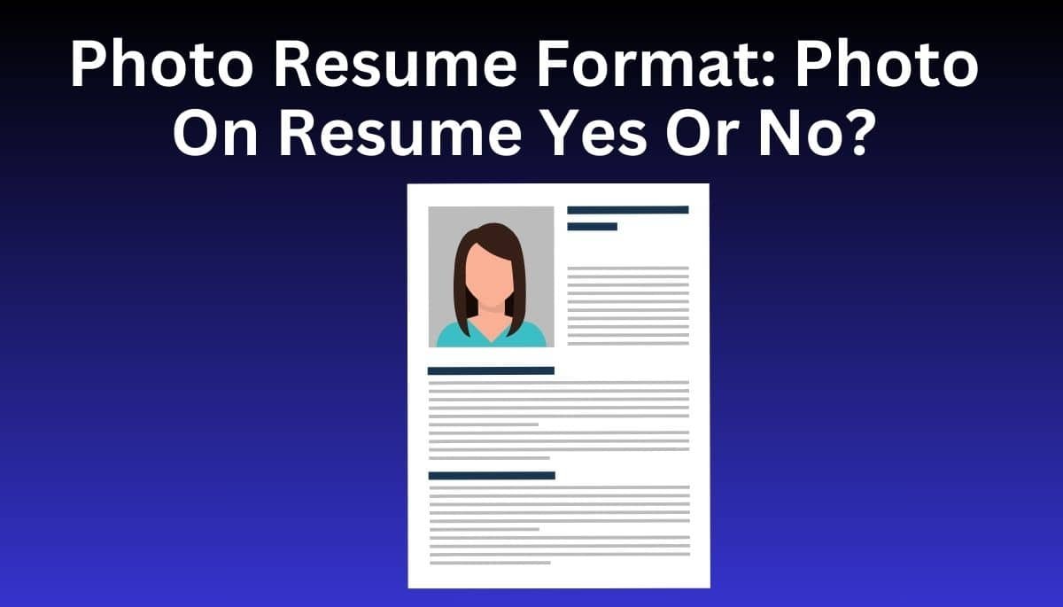 Photo Resume Format